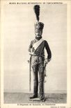 CPA Militaria Fontainebleau Musee 2eme regiment de Hussards ex Chamboran 