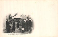 CPA Militaria Croirait on que c'est fete ?