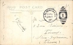 VINTAGE POSTCARD Militaria Signalling