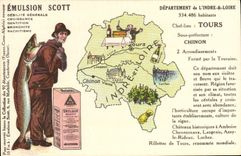 CPA Emulsion Scott Departement Indre et Loire Tours Chinon 