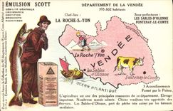 CPA Emulsion Scott Departement Vendee Les Sables d'Olonne Fontenay le Comte 