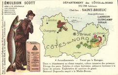 CPA Emulsion Scott Departement Cotes du Nord Saint-Brieuc Lannion Guingamp Dinan
