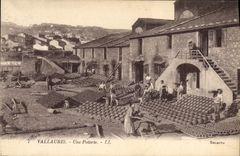 VINTAGE POSTCARD Ceramic Pottery Vallauris