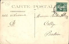 La POSTAL Poterie de cerámica de la VENDIMIA una esquina de la tienda que moldea de la fabricación de arte Delphin más maciza tiene TAPA de Vallauris