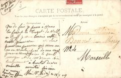 VINTAGE POSTCARD Ceramic Pottery Gulf Juan culinary Potteries turners TOP