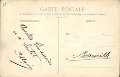 VINTAGE POSTCARD Ceramic Poterie Vallauris Manufactures potteries drying