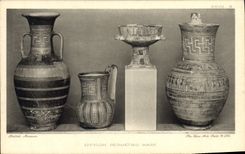 VINTAGE POSTCARD Ceramic Pottery British Museum
