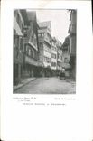 CPA Photographie Collection Ohoto PM Rue Cadet Clairville Vieilles maisons a Strasbourg