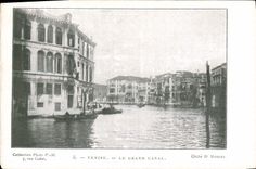 CPA Photographie Dr Mieulet Venise Le grand canal
