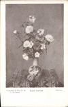 CPA Photographie Grilliat Vase fleuri 