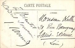 VINTAGE POSTCARD Bateau Fishes Boats with the broad one