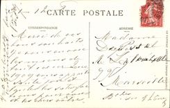 CPA Bateau Peche Embarcation grand largue