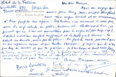 VINTAGE POSTCARD Bateau Fishes Normandy Barques of sin