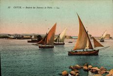 CPA Bateau Peche Cette Rentree des bateaux de peche 