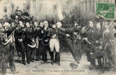 CPA Napoleon 1er Les adieux de Fontainebleau