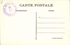 VINTAGE POSTCARD Napoleon 1st with the buvouac the veillee of Austerlitz