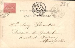 VINTAGE POSTCARD Napoleon 1st close friend We have the Enfant victory