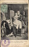 VINTAGE POSTCARD Napoleon 1st and his time Countryside of France