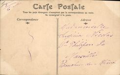 VINTAGE POSTCARD Napoleon 1st and his time Countryside of France