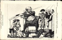 VINTAGE POSTCARD Napoleon 1st paternal Government