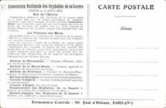 Huérfanos del orfelinato de los niños de la POSTAL de la VENDIMIA de la guerra el pequeño Millivoie corporal Stanimilovitch en el medio de los pequeños huérfanos