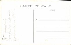 Huérfanos del orfelinato de los niños de la POSTAL de la VENDIMIA de la guerra la lección de la lectura en el aire abierto