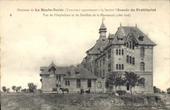 VINTAGE POSTCARD Children Orphanage Field of the High Bard Future of the Proletariat Seen of the orphanage and the house of pharmacy