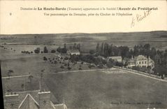 CPA Enfants Orphelinat Domaine de la Haute Barde Avenir du Proletariat Vue panoramique du domaine Clocher 