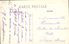 VINTAGE POSTCARD Children Clichy Street of Wood the crib