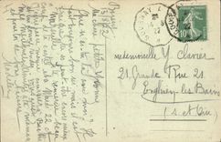 VINTAGE POSTCARD Boissy Children Aillerie the blue bird the hill