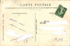 VINTAGE POSTCARD Fantasy Illustrator Good good Annie santie