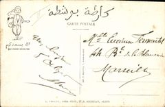 CPA Fantaisie Illustrateur Les clients du Cafe Maure 