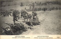 POSTAL Militaria Lisy de la VENDIMIA en la infantería de Ourcq por lo tanto dar una opinión