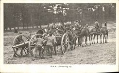 POSTAL Militaria RHA Limbering de la VENDIMIA