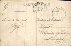 CPA Militaria Camp de Chalons Vue des tentes
