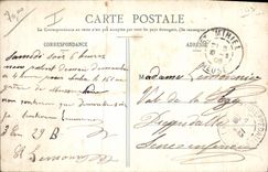 VINTAGE POSTCARD Holy Militaria Mihiel Hutments of hunters Arrived of the young soldiers