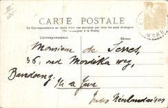 La POSTAL Militaria Ecoles de la VENDIMIA tiene pedazo del hierro de 75 indicadores en mí