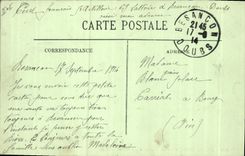 CPA Militaria Passage d'une riviere