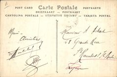 CPA Militaria Artillerie lourde Manoeuvre de canons