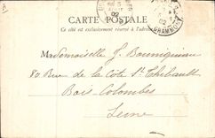 VINTAGE POSTCARD Militaria With the camp soup Laffitte Houses