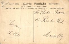 Campo de Militaria de la POSTAL de la VENDIMIA de la artillería de campo de Mailly una batería de artillería de 75m m en la acción