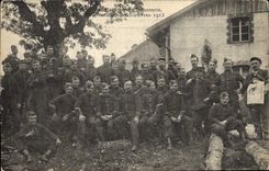 CPA Militaria Infanterie Manoeuvres 1913