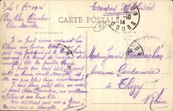 Operaciones 1913 de la infantería de Militaria de la POSTAL de la VENDIMIA