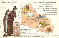 CPA Emulsion Scott Departement Pas de Calais Arras St omer Boulogne Bethune Montreuil Cheval