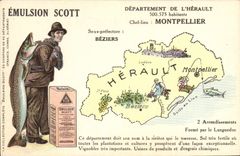 CPA Emulsion Scott Departement Herault Montpellier Beziers