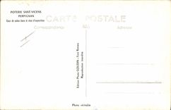 MODERN CARD Potter Pottery Sant Vicens Perpignan Court of living room in the wine storehouse of exposure