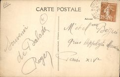 VINTAGE POSTCARD Potter Pottery In the Sologne tulle making