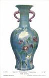 CPA Potier Poterie Vase of Three Colour stoneware British Museum 
