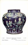 CPA Potier Poterie Wine Jar of three colour porcelain British Museum 