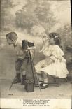 CPA Photographie Enfants
